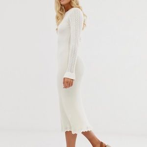 Knitted midi dress